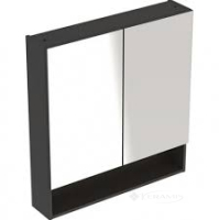 шафка дзеркальна Geberit Selnova Square 78,8x85x17,5 black (501.269.00.1)