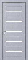 дверное полотно Rodos Modern Lazio 900 мм, с полустеклом, дуб сонома