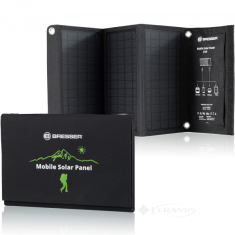 портативний зарядний пристрій для сонячної панелі Bresser Mobile Solar Charger 21 Watt USB DC (3810030) (930148)