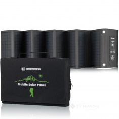 портативний зарядний пристрій для сонячної панелі Bresser Mobile Solar Charger 60 Watt USB DC (3810050 930150)