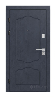 двері вхідні Rodos Line 880x2050x96 бетон антрацит/дуб сонома (Lnz 003)