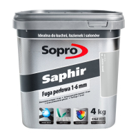 затирка Sopro Saphir Fuga 16 світло-сірий 4 кг (9501/4 N)