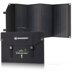 портативний зарядний пристрій сонячна панель Bresser Mobile Solar Charger 120 Watt USB DC (3810070 930152)