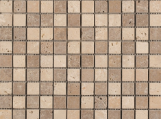 мозаика Imso Ceramiche Mosaici (2,3х2,3) 30,5х30,5 travertino mix