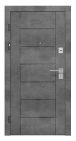 двері вхідні Rodos Line 960x2050x96 бетон зовнішній/крем (Lnz 004)