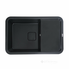 кухонная мойка Platinum Cube 77,7х50,5х18 черная матовая (SP000024622)