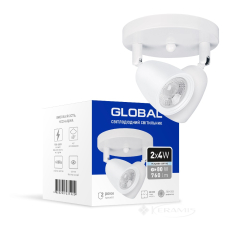 светильник потолочный Global Spot Light Gsl-01C 8W 4100K белый (2-GSL-10841-CW)
