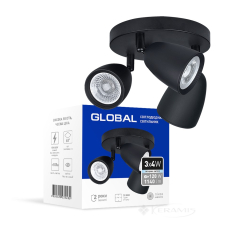 светильник потолочный Global Spot Light Gsl-01C 12W 4100K черный (3-GSL-11241-CB)