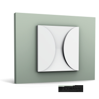 панель стінова Orac Decor Modern Circle white (W107)