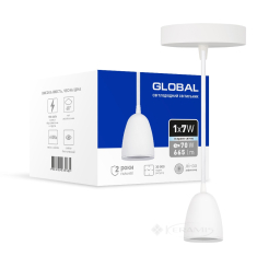 светильник потолочный Global Spot Light Gpl-01C 7W 4100K белый (1-GPL-10741-CW)