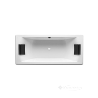 ванна акрилова Roca Hall 180x80 біла + підголівники + ніжки (A248163000)
