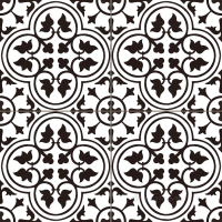 плитка Almera Ceramica Pre. Hampton 45x45 black mat