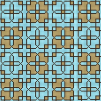 мозаика Сolibri mosaic Восточный декор из мелкой стекляной мозаики 127x127 (07_9)