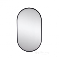 дзеркало Qtap Scorpio 50x90 з LED-підсвічуванням, чорний (QT14787001B)