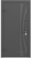 двері вхідні Rodos Basic S 880x2050x83 темно-сірий графіт G1298/дуб сонома (Bas 001)