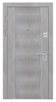 двері вхідні Rodos Standart 880x2050x111 бетон бежевий/крем (Stz 004)