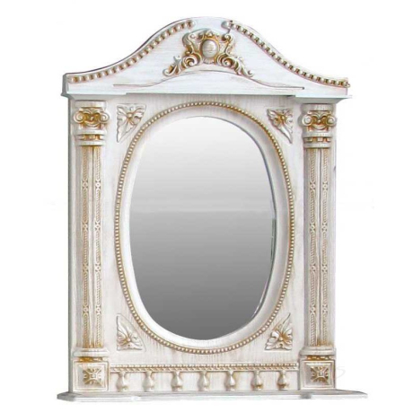 Зеркало Ольвия Наполеон 195 91,5x14x94 патина серебро/золото