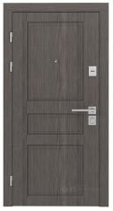 двері вхідні Rodos Standart 965x2050x111 флітвуд лава/венге шоколадний (Stz 005)
