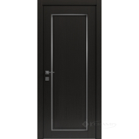 дверне полотно Rodos Style 1 700 мм, напівскло, венге шоколадний