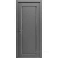 дверне полотно Rodos Style 1 700 мм, напівскло, каштан сірий