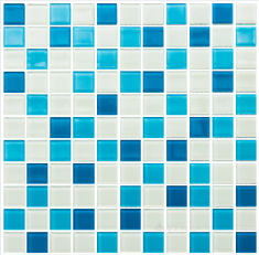 мозаїка Kotto Keramika GM 4019 C3 blue d /blue m /white 30х30