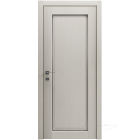 дверне полотно Rodos Style 1 700 мм, напівскло, каштан бежевий