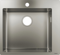 кухонна мийка Hansgrohe S711-F450 55x50x19 нержавіюча сталь (43301800)