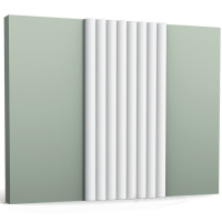 панель декоративна на стіну Orac Decor 200x25x1.6 см біла (W110)