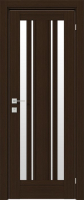 дверное полотно Rodos Fresca Mikela 800 мм, со стеклом, орех борнео