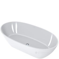 ванна зі штучного каменю Miraggio Estella 168x83 білий глянцевий