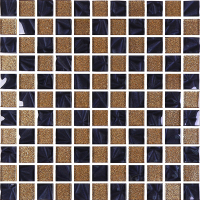 мозаика Kotto Keramika GM 8013 CC Brown Gold/Black pearl 30х30