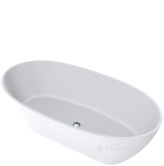 ванна зі штучного каменю Miraggio Estella 168x83 білий матовий
