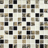 мозаика Kotto Keramika GMP 0825035 С3 print 38/Gold/Black 30х30