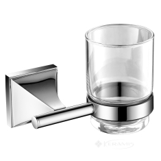 стакан с держателем Devit Classic хром (6010151)