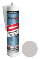 герметик Sopro Silicon срібно-сірий №17, 310 мл (036)