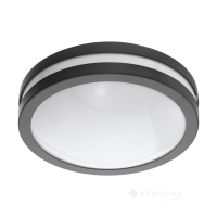 світильник стельовий Eglo Locana-C Smart Lighting, 26 см, антрацит, білий (97237)