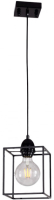 подвесной светильник Wunderlicht Loft, черный (WLC1282-1EL-1P61B)