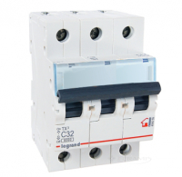 автоматичний вимикач Legrand Tx3 32 A, 400В, 3 п., Тип с, 6 kA (404059)