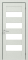 дверне полотно Rodos Modern Milano 800 мм, з полустеклом, сосна крем