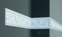 молдинг гибкий Elite Decor Gaudi Decor 12,8x1,6x244 см с орнаментом белый (CR 646 Flex)