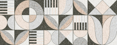 декор Интеркерама Matrix 23x60 светло-серый mat (Д 242 071)