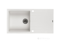 кухонная мойка Granado Mora 95,2x49,7 white, с переливом (2605)
