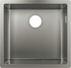 кухонная мойка Hansgrohe S719-U400 45x45x19 нержавеющая сталь (43425800)