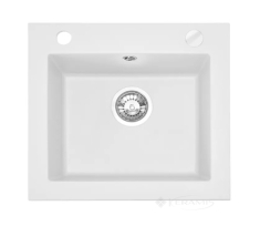 кухонна мийка Rea West 48,5x44 white (ZLE-00123) + сифон