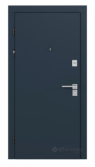двері вхідні Rodos Line 960x2050x96 графіт/венге шоколадний (Lnz 001)