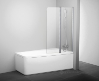 штора для ванни Ravak 10CVS2-100 R white+Transparent (7QRA0103Z1)