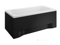 панель для ванни Polimat 170 см фронтальна, чорна (00863)