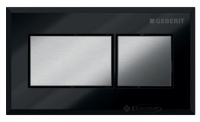 змивна клавіша Geberit Sigma 12 см чорний глянцевий (116.051.KV.1)