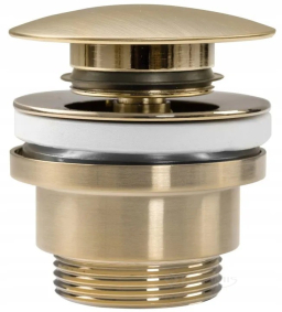 донный клапан Rea универсальный KLIK-KLAK, золотой матовый (REA-A8585) (донный клапан Rea универсальный, золотой матовый (REA-A8585))