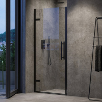 душові двері Ravak Cool COSD1-90 black + Transparent (X0VV70300Z1)